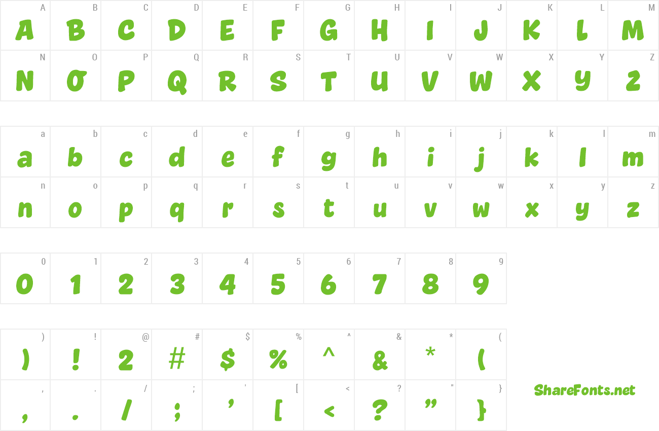 Font Vaseline Extra preview